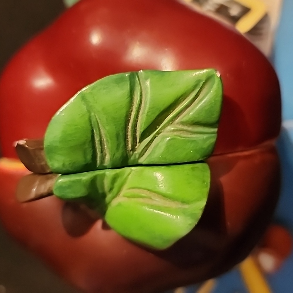 Vintage Ceramic Apple Bookends - Picture 6 of 8